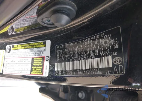 2017 Toyota Corolla Le z USA, uszkodzony, nr VIN 2T1BURHE1HC903048